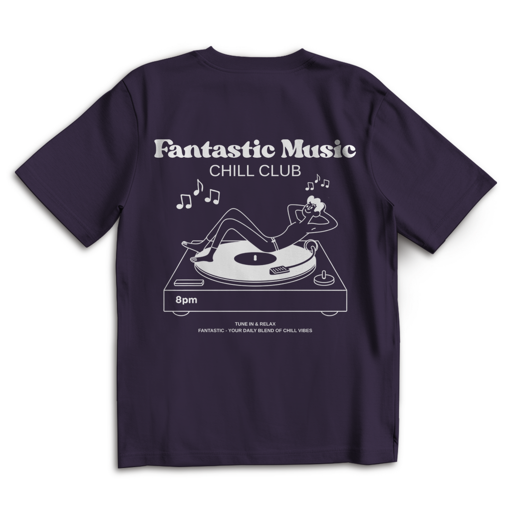 Chill Club Vinyl - Oversized Shirt