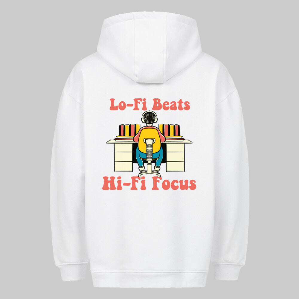 Lo-Fi Beats Hi-Fi Focus - Oversized Hoodie
