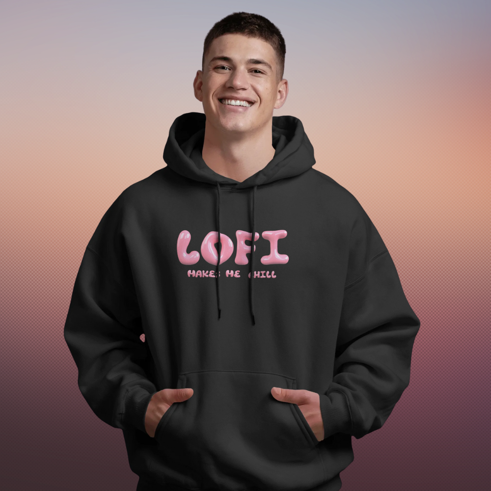 lofi makes me chill - Oversize Hoodie