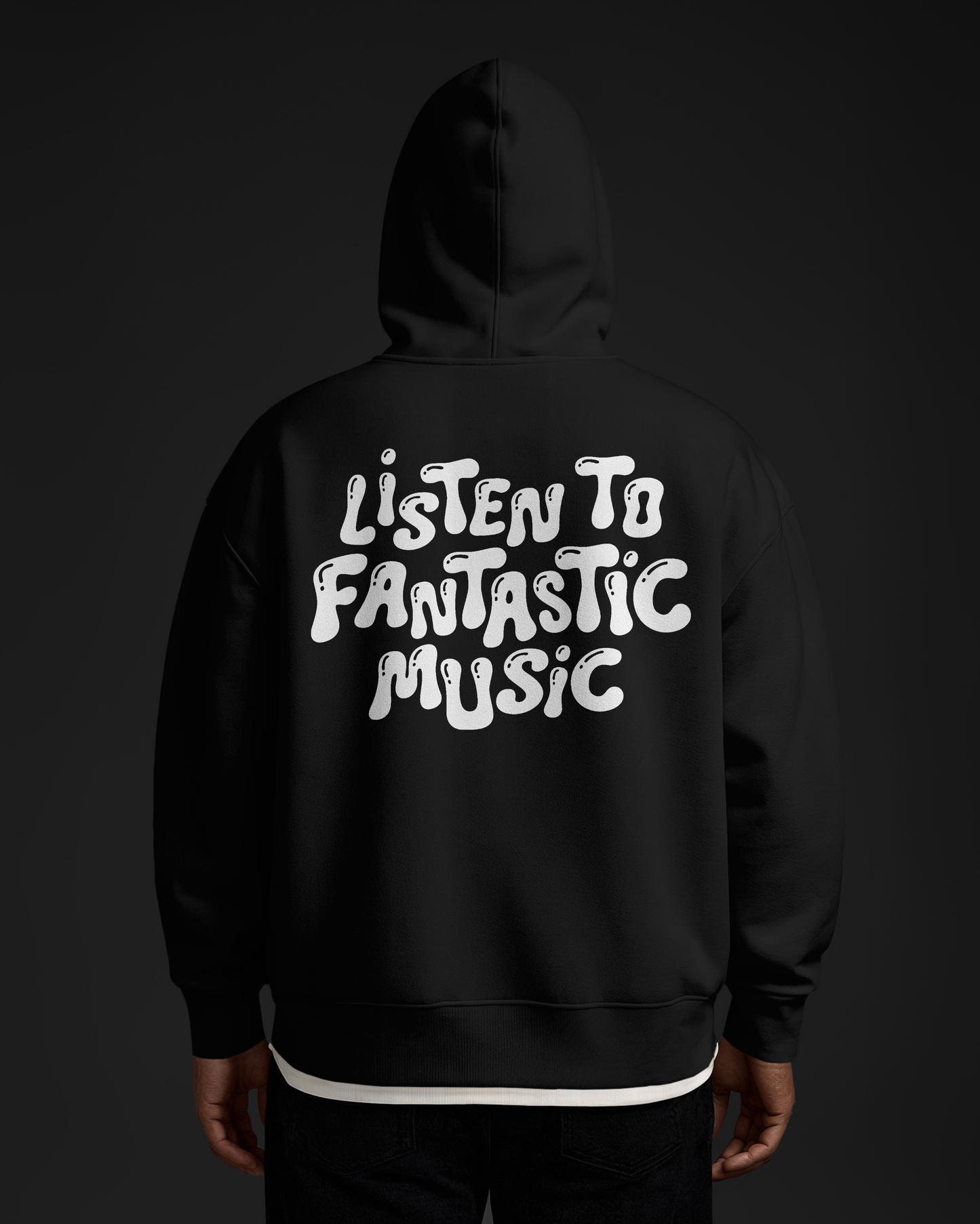 LISTEN TO - Oversized Hoodie