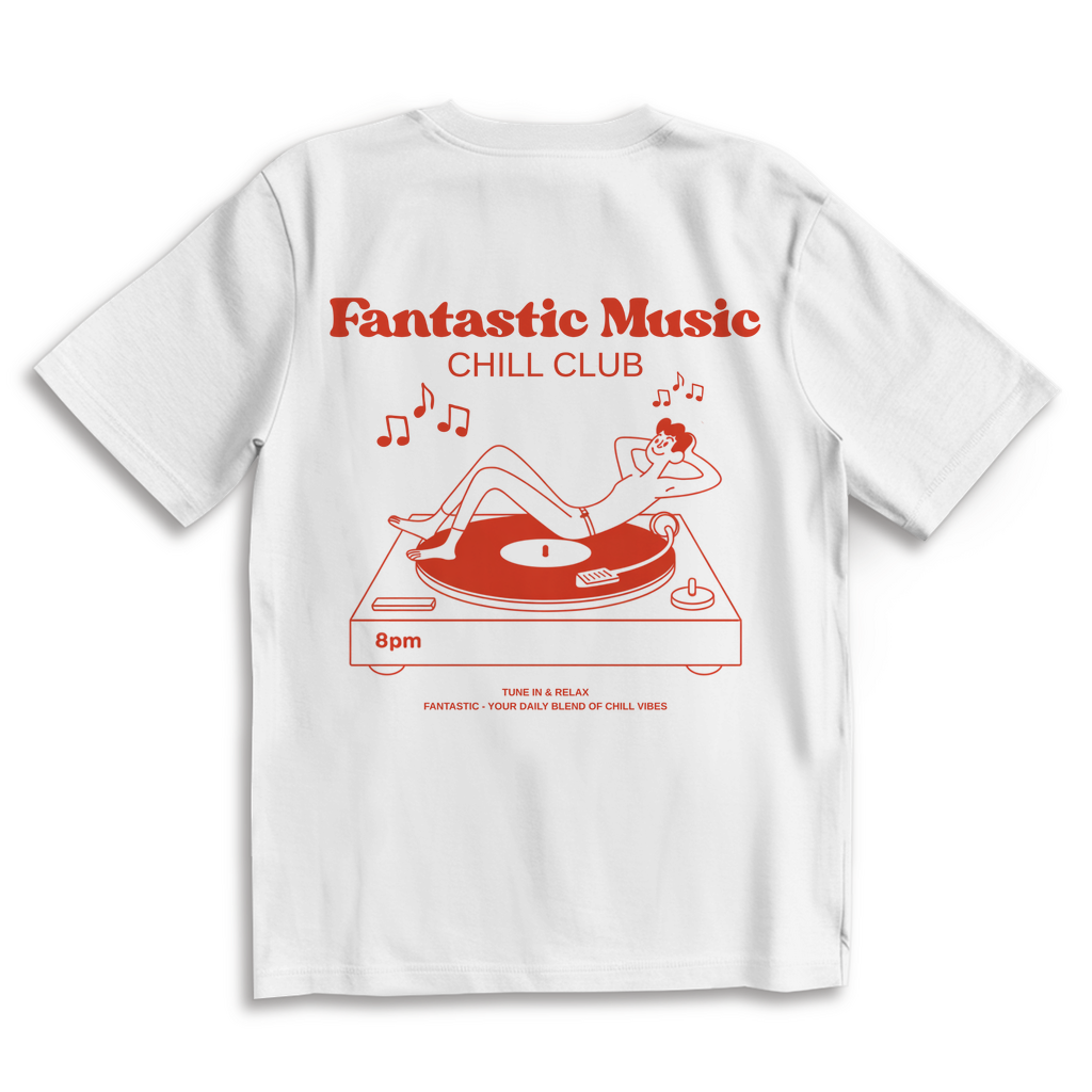 Chill Club Vinyl - Oversized Shirt