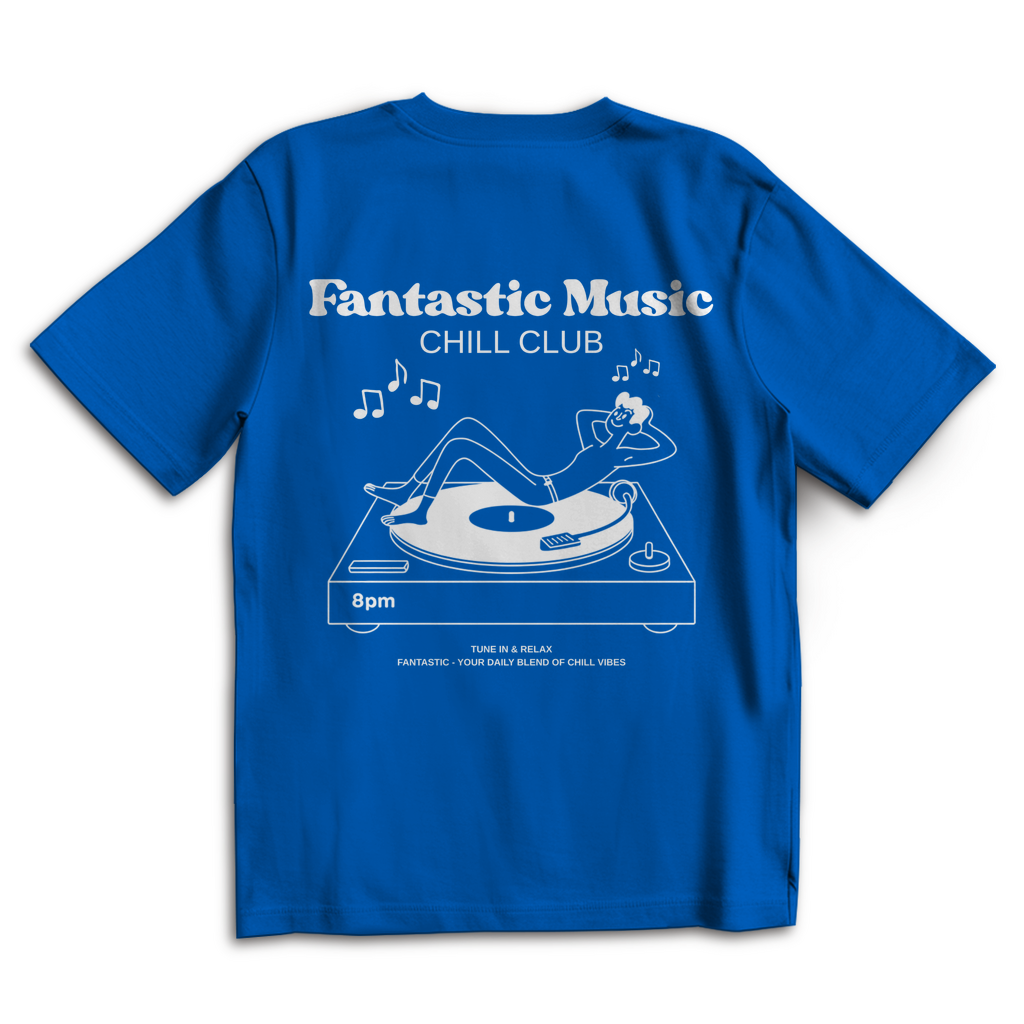 Chill Club Vinyl - Oversized Shirt