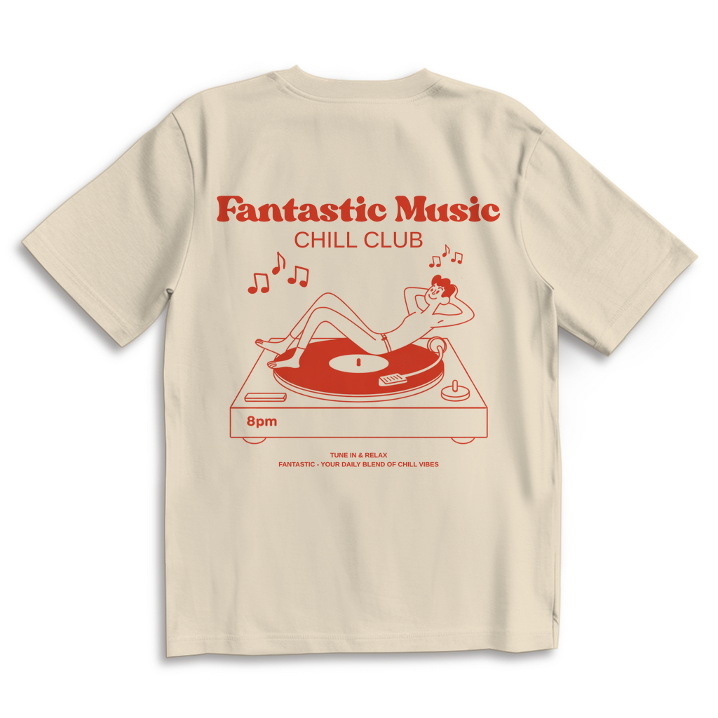 Chill Club Vinyl - Oversized Shirt