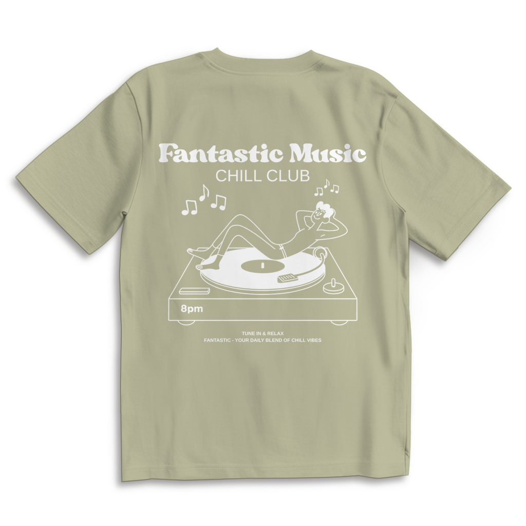 Chill Club Vinyl - Oversized Shirt