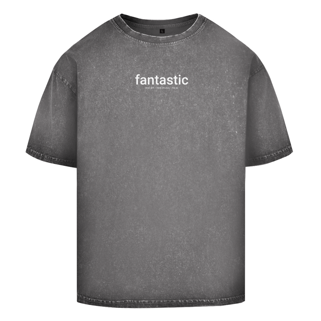 Real Art - Real Music - No AI - Oversized T Shirt