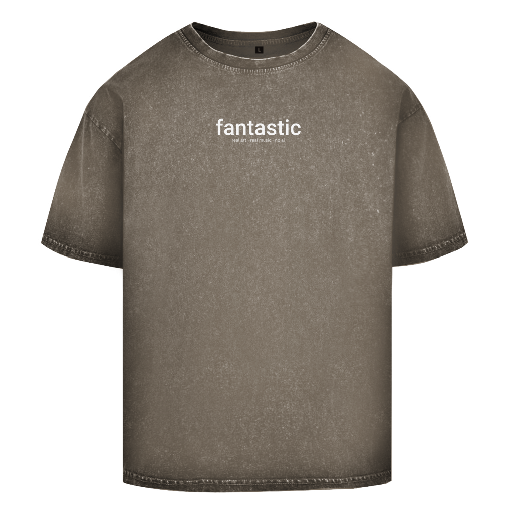 Real Art - Real Music - No AI - Oversized T Shirt
