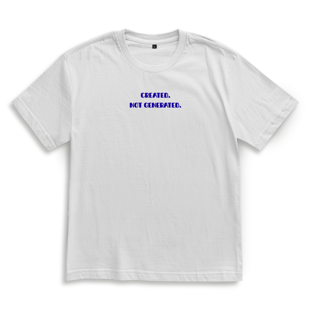 Created. Not Generated - Oversized T-Shirt
