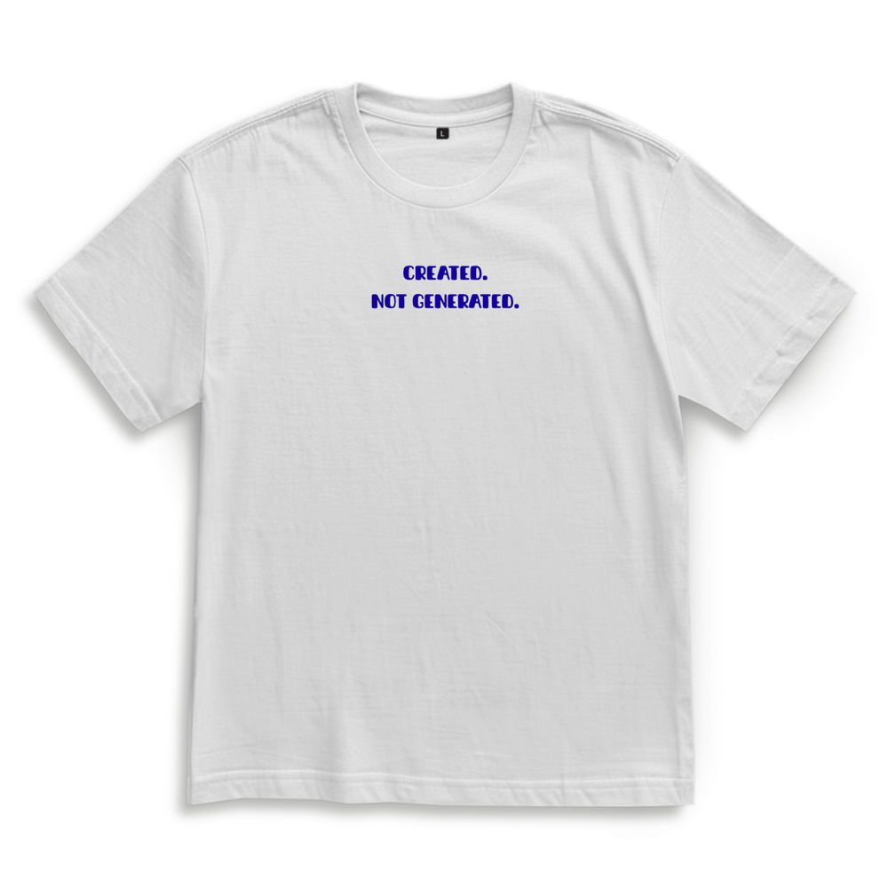 Created. Not Generated - Oversized T-Shirt
