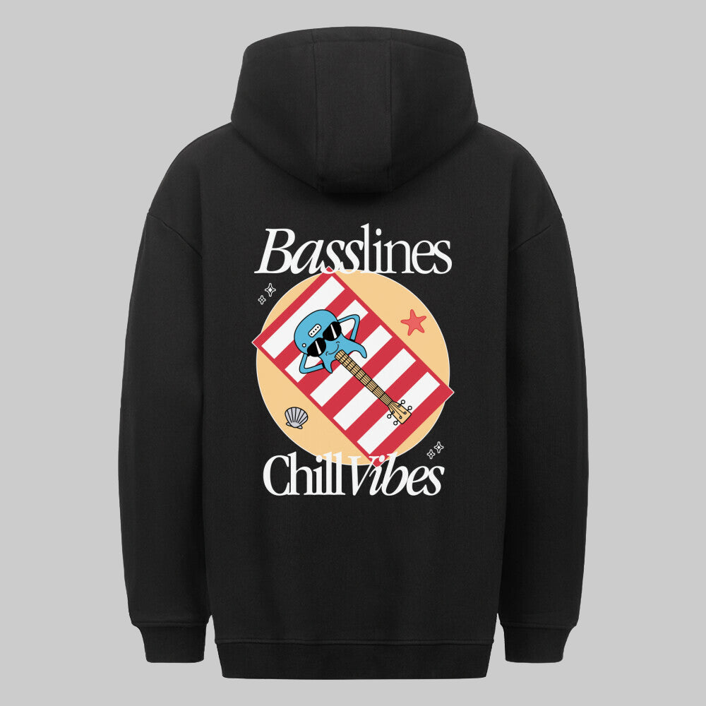 Basslines Chill Vibes - Oversized Hoodie