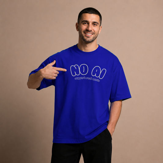 Support real music - Oversized T-Shirt