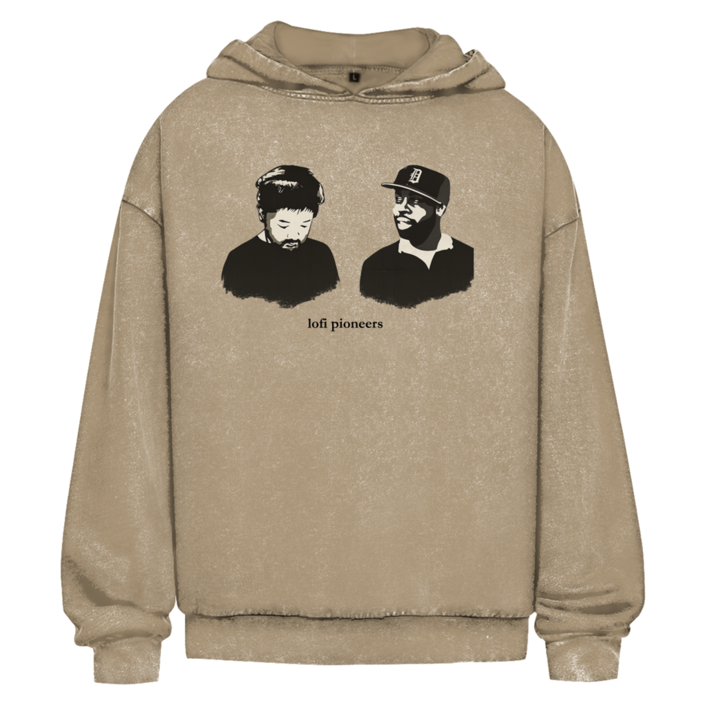 lofi pioneers - Oversize Washed Hoodie