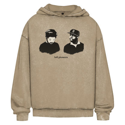 lofi pioneers - Oversize Washed Hoodie