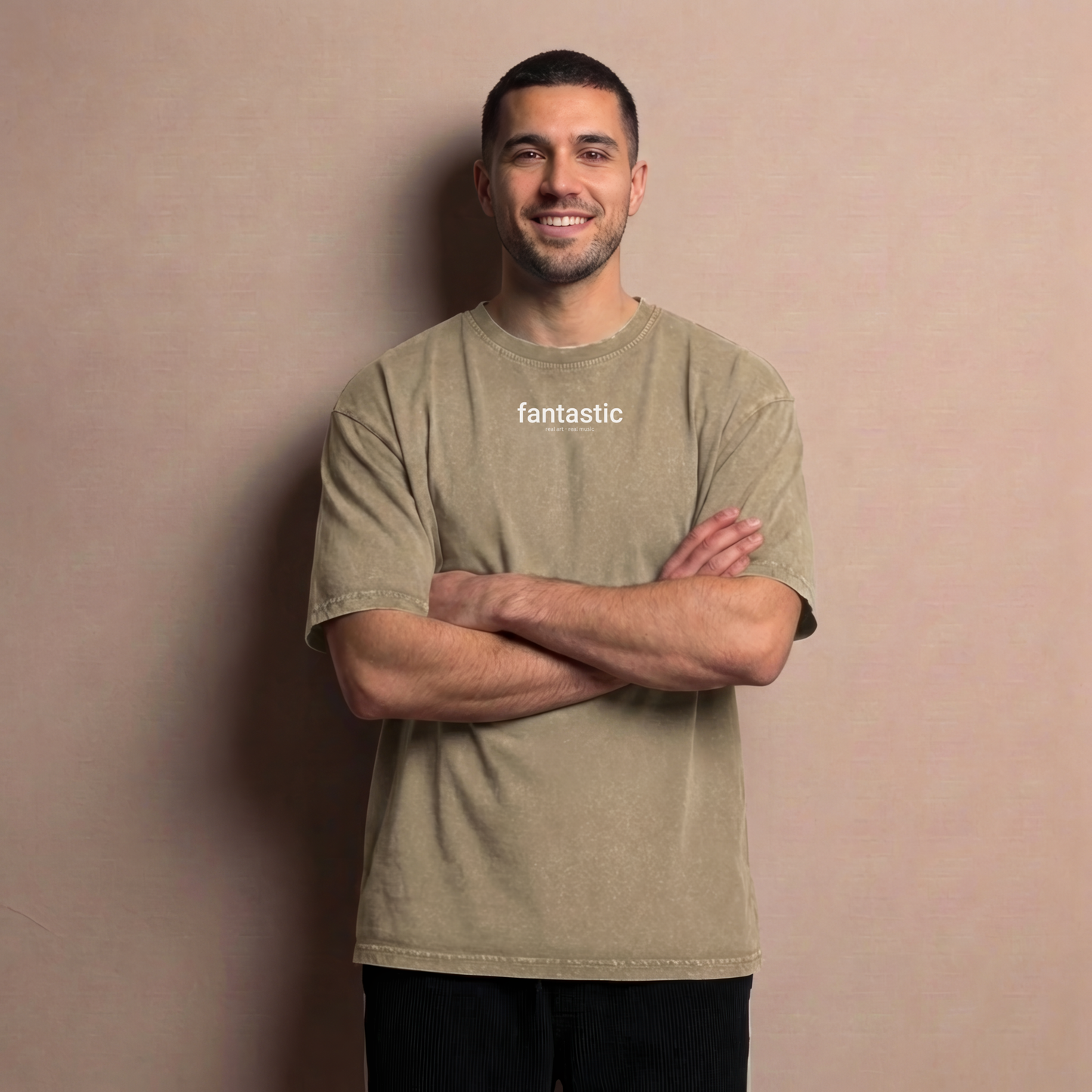 Real Art - Real Music - Oversize Washed T-Shirt