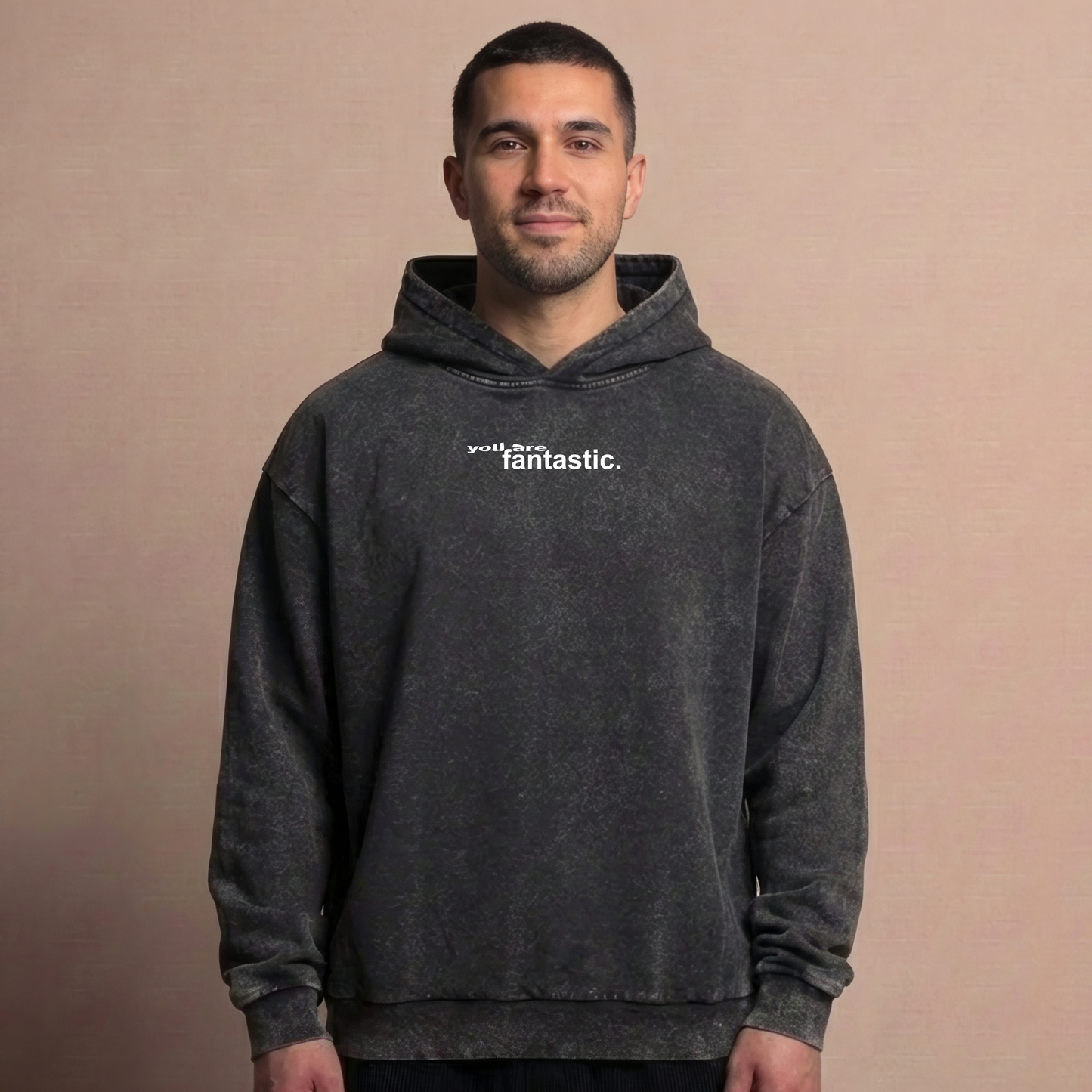 You are fantastic - Oversize Washed Hoodie