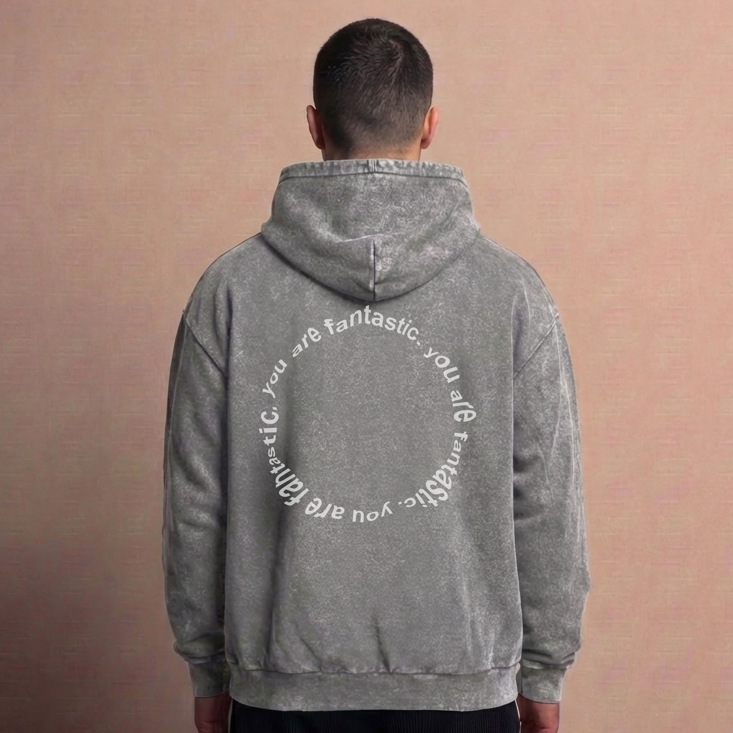 You are fantastic - Oversize Washed Hoodie