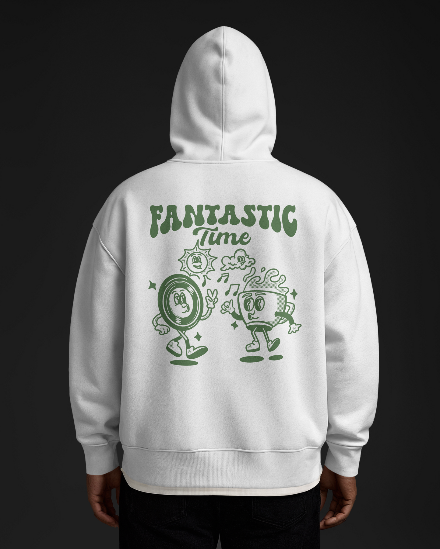 FANTASTIC TIME - Oversized Hoodie
